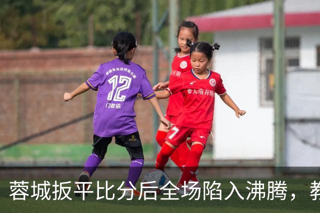蓉城扳平比分后全场陷入沸腾，教练组冲入场内庆祝